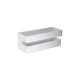 IMEX DHANU, ΣΑΠΟΥΝΟΘΗΚΗ PVC, WHITE MATT, ABL006