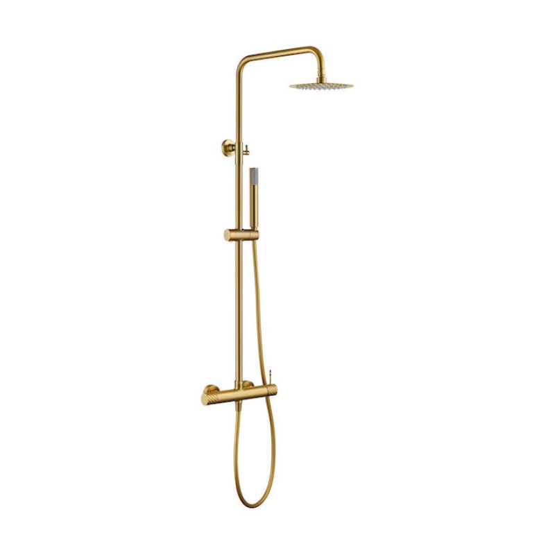 Imex Genova, Στήλη Ντους 2 Εξόδων, Gold Matt, BDB063/OC