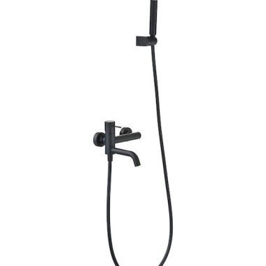 Imex Bless, Μπαταρία Λουτρού, Black Matt, BDB063-4NG