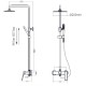 IMEX DELOS  ΡΥΘΜΙΖΟΜΕΝΗ 88-124 CM ΣΤΗΛΗ ΝΤΟΥΣ 2 ΕΞΟΔΩΝ CHROME, BDD055