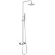 IMEX DELOS  ΡΥΘΜΙΖΟΜΕΝΗ 88-124 CM ΣΤΗΛΗ ΝΤΟΥΣ 2 ΕΞΟΔΩΝ CHROME, BDD055