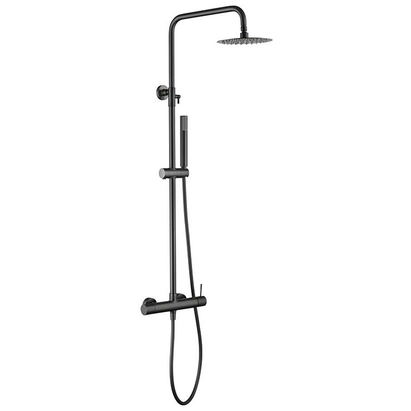 Imex Genova, Στήλη Ντους 2 Εξόδων, Black Gun Metal, BDG053/BGM