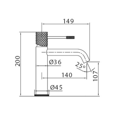 IMEX GENOVA ΜΠΑΤΑΡΙΑ ΝΙΠΤΗΡΑ ΜΠΑΝΙΟΥ, NICKEL MAT, BDG053-1NQ