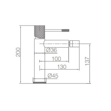 IMEX GENOVA ΜΠΑΤΑΡΙΑ ΝΙΠΤΗΡΑ ΜΠΑΝΙΟΥ, NICKEL MAT, BDG053-2NQ