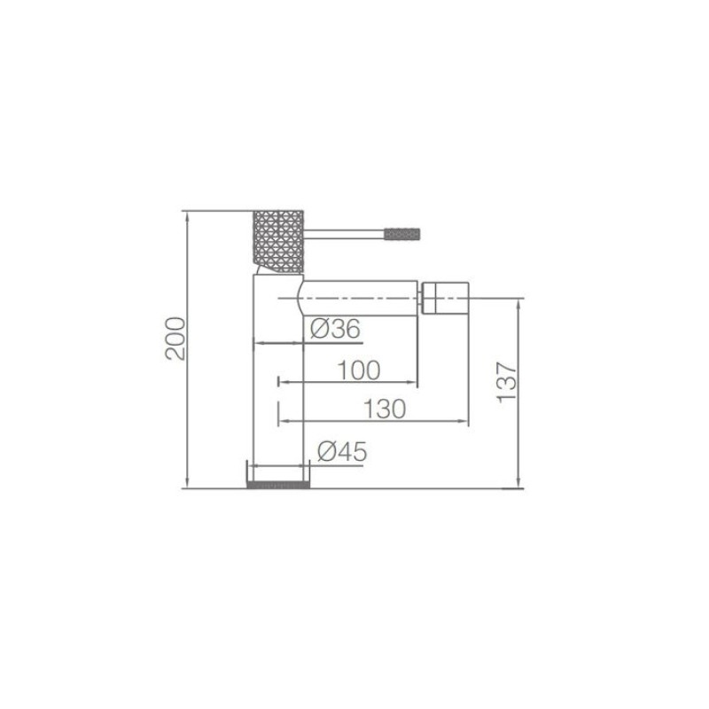 IMEX GENOVA ΜΠΑΤΑΡΙΑ ΝΙΠΤΗΡΑ ΜΠΑΝΙΟΥ, NICKEL MAT, BDG053-2NQ