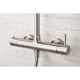 IMEX MONZA ΡΥΘΜΙΖΟΜΕΝΗ ΣΤΗΛΗ ΝΤΟΥΣ 2 ΕΞΟΔΩΝ, 88-124 CM, NICKEL MAT, BDM039/NQ