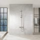 IMEX MONZA ΡΥΘΜΙΖΟΜΕΝΗ ΣΤΗΛΗ ΝΤΟΥΣ 2 ΕΞΟΔΩΝ, 88-124 CM, NICKEL MAT, BDM039/NQ