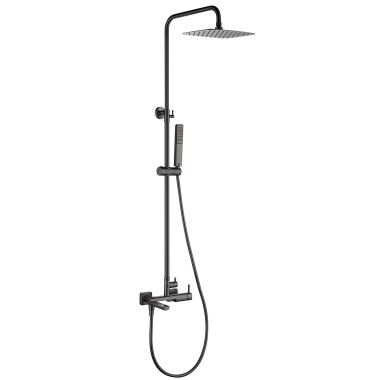 ΙΜΕΧ TOSCANA, ΡΥΘΜΙΖΟΜΕΝΗ ΣΤΗΛΗ ΝΤΟΥΣ 2 ΕΞΟΔΩΝ, 20Χ30 CM, BLACK GUN METAL, BDT064/BGM