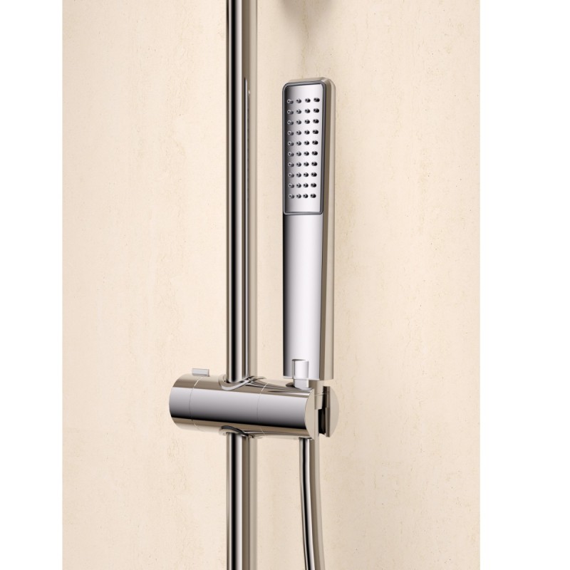 IMEX TOSCANA, ΡΥΘΜΙΖΟΝΕΝΗ ΣΤΗΛΗ ΝΤΟΥΣ 3 ΕΞΟΔΩΝ, 20Χ30 CM, CHROME, BDT064-B