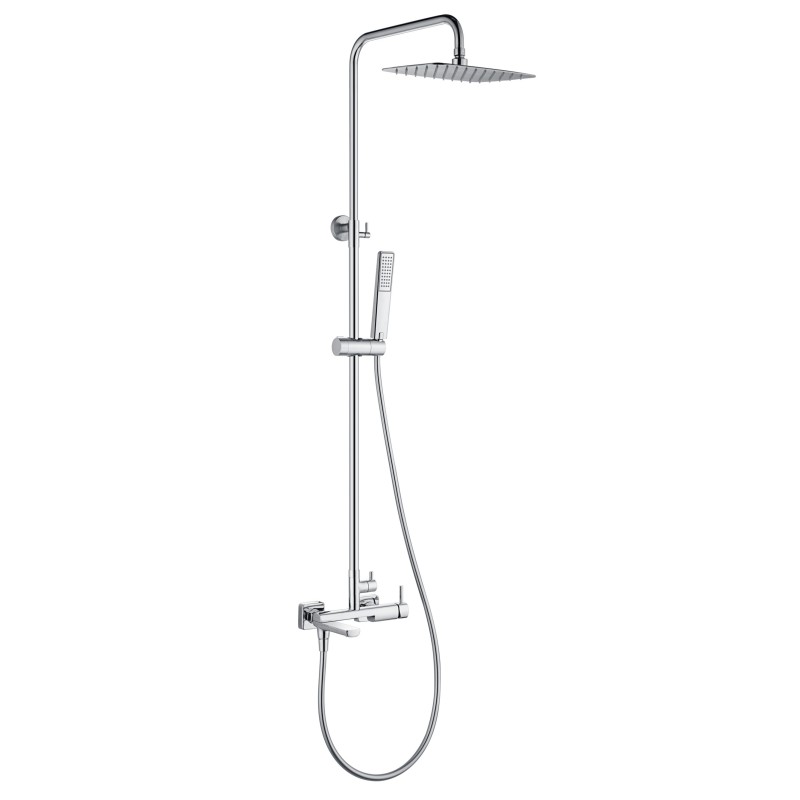 IMEX TOSCANA, ΡΥΘΜΙΖΟΝΕΝΗ ΣΤΗΛΗ ΝΤΟΥΣ 3 ΕΞΟΔΩΝ, 20Χ30 CM, CHROME, BDT064-B