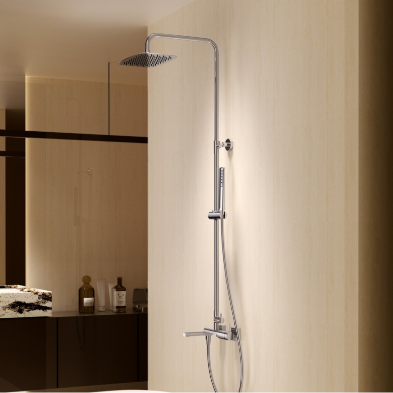 IMEX TOSCANA, ΡΥΘΜΙΖΟΝΕΝΗ ΣΤΗΛΗ ΝΤΟΥΣ 3 ΕΞΟΔΩΝ, 20Χ30 CM, CHROME, BDT064-B