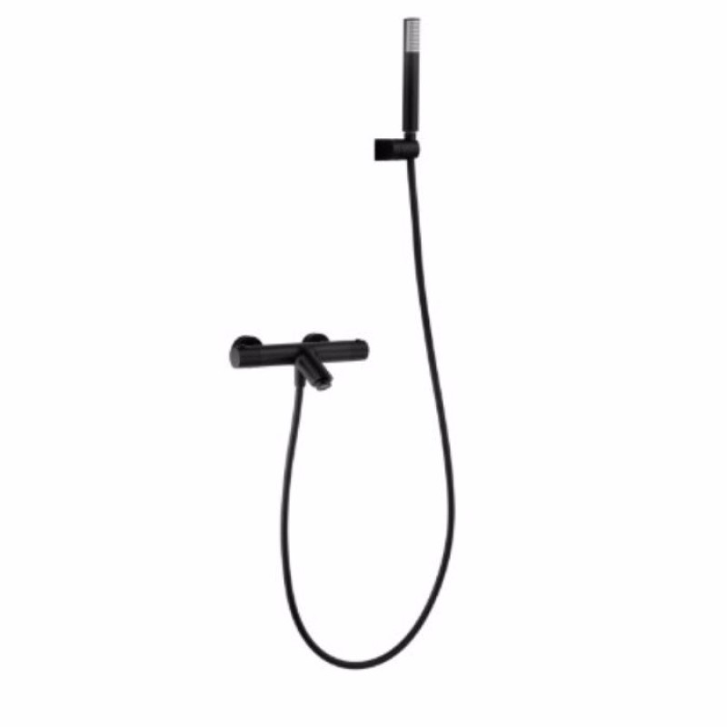 Imex Monza Θερμοστατική Μπαταρία Λουτρού, Black Matt, BTM039-4NG