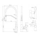 IMEX VENETO, ΜΠΑΤΑΡΙΑ ΚΟΥΖΙΝΑΣ ΠΑΓΚΟΥ ΜΕ ΝΤΟΥΣ, BLACK MAT, GCE029/NG
