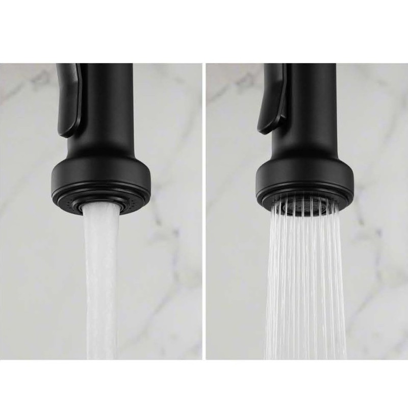 IMEX VENETO, ΜΠΑΤΑΡΙΑ ΚΟΥΖΙΝΑΣ ΠΑΓΚΟΥ ΜΕ ΝΤΟΥΣ, BLACK MAT, GCE029/NG