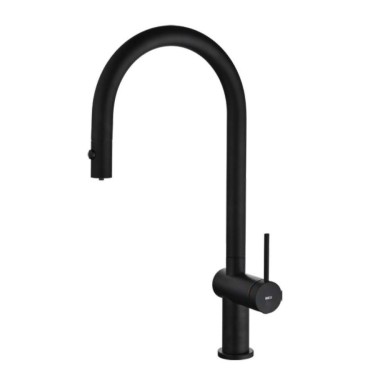 IMEX LAZIO, ΜΠΑΤΑΡΙΑ ΚΟΥΖΙΝΑΣ OSMOSIS ΜΕ ΝΤΟΥΣ, BLACK MATT, GOS006/NG