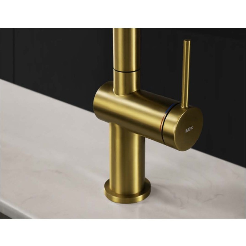 IMEX LAZIO, ΜΠΑΤΑΡΙΑ ΚΟΥΖΙΝΑΣ OSMOSIS ΜΕ ΝΤΟΥΣ, GOLD MAT, GOS006/OC