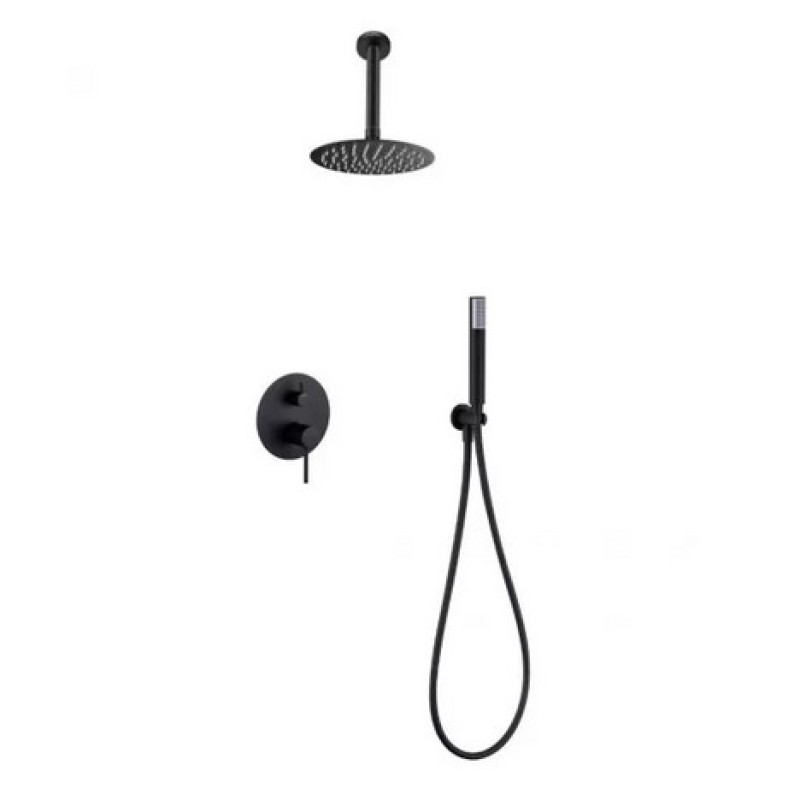 Imex Tivoli, Σετ Εντοιχισμού με Βραχίονα Οροφής, Black Matt, GPT039/NG
