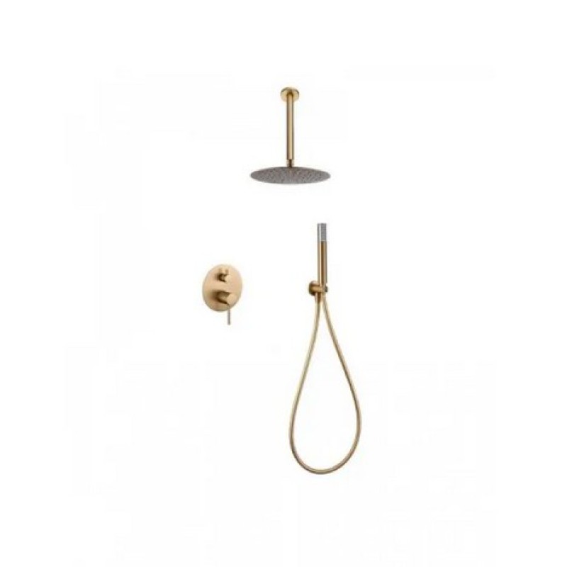 Imex Tivoli, Σετ Εντοιχισμού με Βραχίονα Οροφής, Gold Matt, GPT039/OC