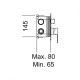 IMEX, ΜΙΚΤΗΣ ΕΝΤΟΙΧΙΣΜΟΥ 2 ΕΞΟΔΩΝ, BLACK MATT, GSM03V/NG