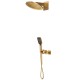 Imex Inari, Θερμοστατικό Σετ Εντοιχισμού Λουτρού, Gold Matt, GTI067/OC