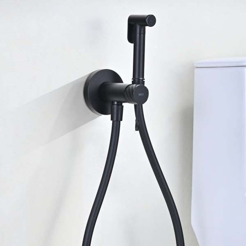 Imex Bless, Εντοιχιζόμενη Βρύση Μπιντέ, Black Matt, RDB063/NG