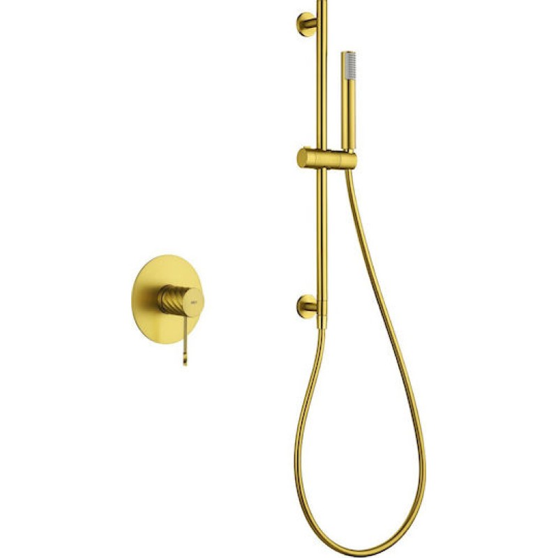 Imex Bless, Σετ Εντοιχισμού 1 Εξόδου, Gold Matt, SMB063/OC