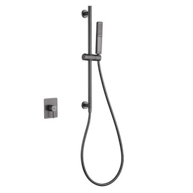 Imex Toscana, Σετ Εντοιχισμού 1 Εξόδου, Black Gun Metal, SMT064/BGM