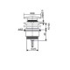 ΙΜEX DELOS ΒΑΛΒΙΔΑ POP-UP, INOX, VCC012 ΝΙΚΕΛ ΜΑΤ