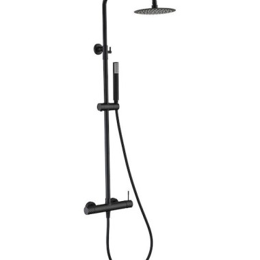 Imex Genova, Στήλη Ντους 2 Εξόδων, Black Matt, BDB063/NG