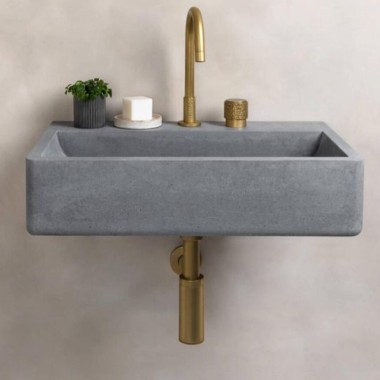 Forged cement washbasin 001M