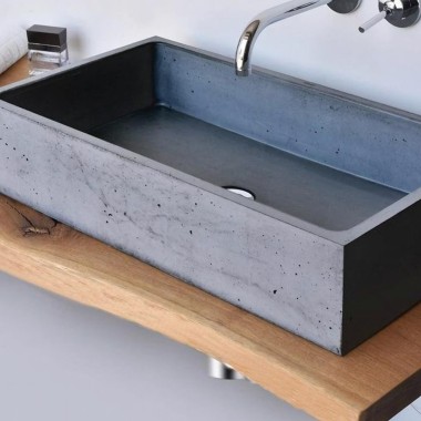 Forged cement washbasin 001X