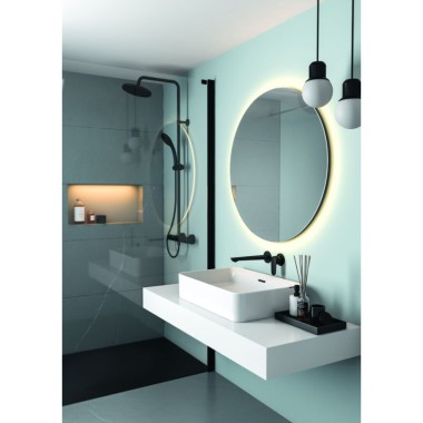  Ideal Standard Cerafine O, Εντοιχιζόμενη Mπαταρία Nιπτήρα, Silk Black, BD133XG