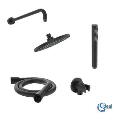 Ideal Standard "Idealrain", Εξωτερικά Μέρη Εντοιχισμού, Black, BD389XG