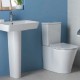 Ideal Standard Connect Air, Επιδαπέδια Λεκάνη Rimless + Κάλυμμα Soft Close, 45x90x45 cm, White, E014201