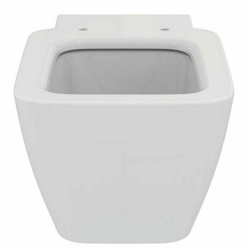 Ideal Standard Strada II, Κρεμαστή Επίτοιχη Λεκάνη (Aquablade), Rimless με Κάλυμμα Soft Close,  36x54 cm, White Glossy, T299701