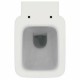 Ideal Standard Strada II, Κρεμαστή Επίτοιχη Λεκάνη (Aquablade), Rimless με Κάλυμμα Soft Close,  36x54 cm, White Glossy, T299701