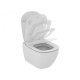 Ideal Standard Tessi II, Επίτοιχη Κρεμαστή Λεκάνη + Κάλυμμα Soft Close, White Matt, Τ007901