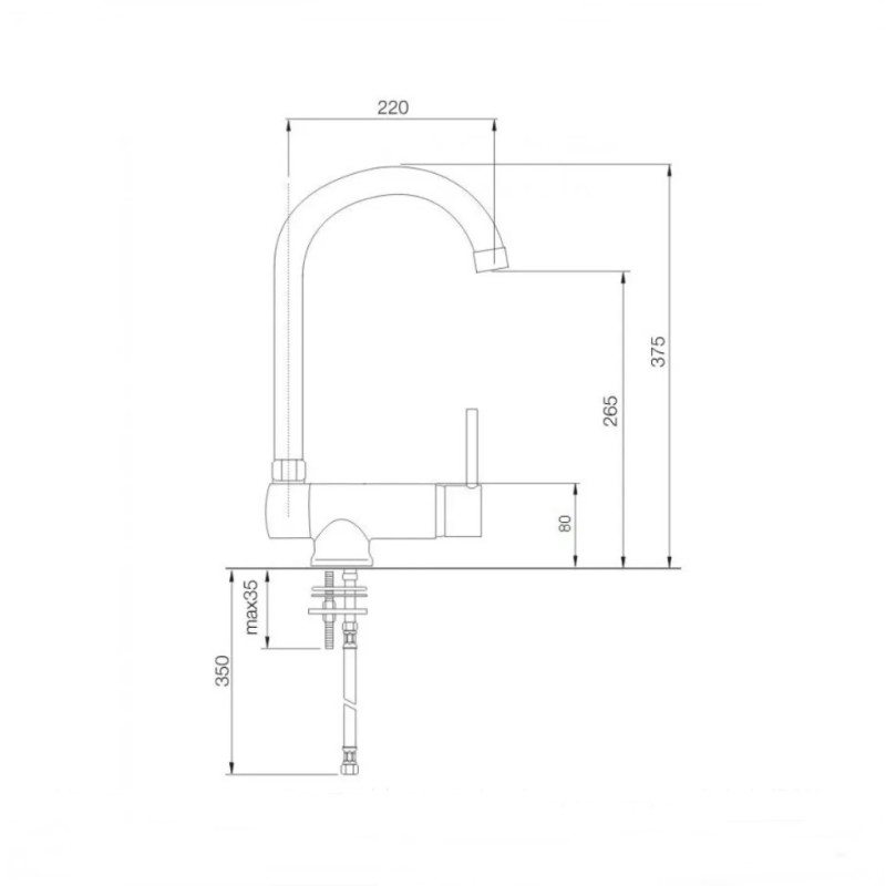 Italmix Industrial Μπαταρία Κουζίνας Chrome ID656