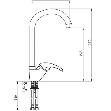 Italmix Starter Μπαταρία Κουζίνας Chrome SR636