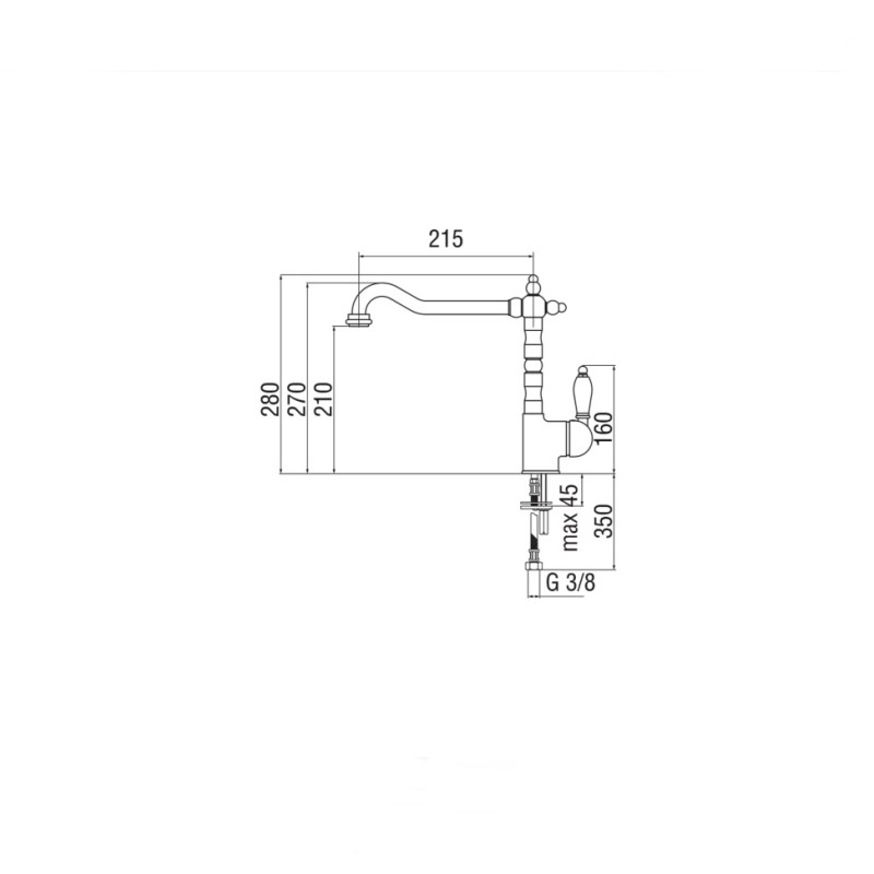 Italmix Antica Μπαταρία Κουζίνας Bronze PI910 