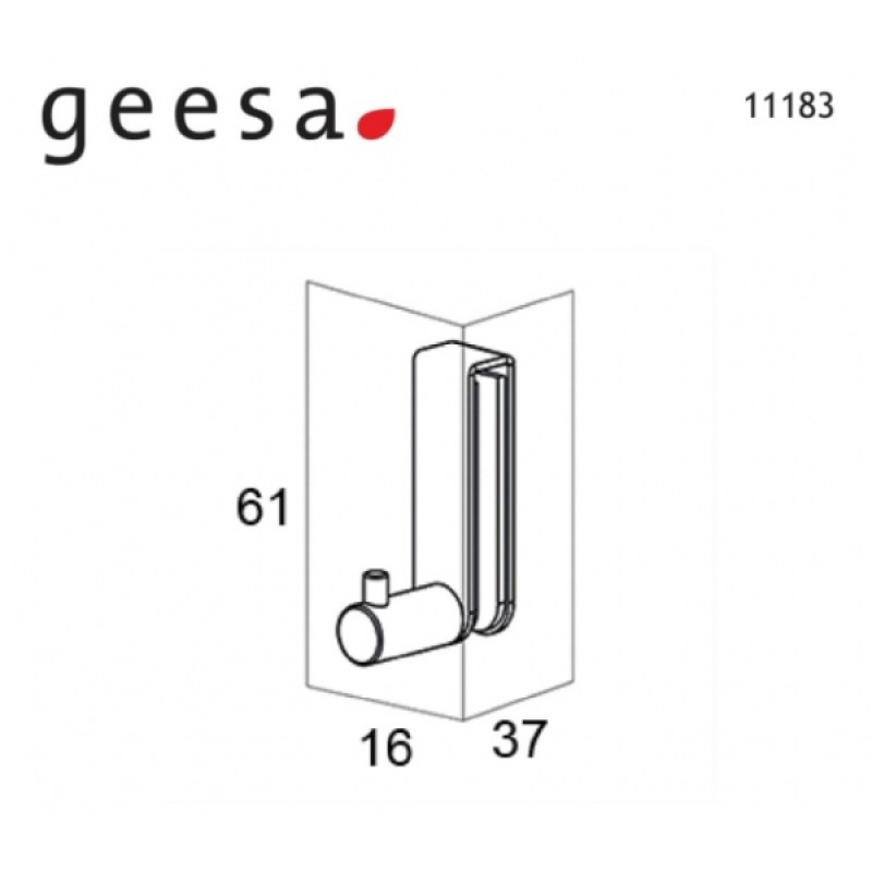 Κρεμαστό άγκιστρο Geesa TIGER 11183-110