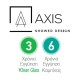 Καμπίνα Ντουζιέρας Axis Twin Pivot Chrome 6mm Κρύσταλλο 2 Διαστάσεις