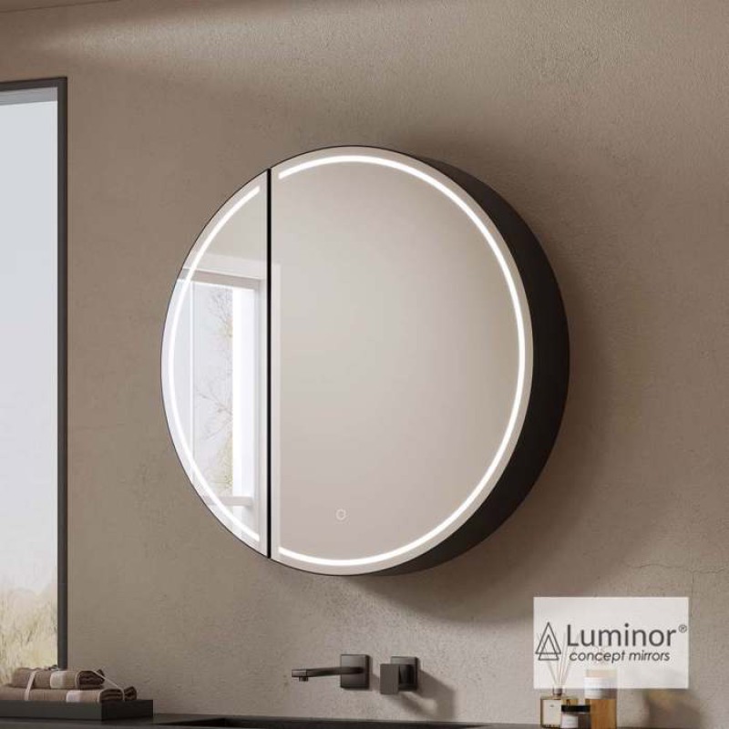 LUMINOR ROOT 70CM ΝΤΟΥΛΑΠΙ ΜΕ ΦΩΤΙΖΟΜΕΝΟ ΚΑΘΡΕΠΤΗ LED ΠΛΑΙΣΙΟ ΑΛΟΥΜΙΝΙΟΥ ΚΑΙ ΕΝΣΩΜΑΤΩΜΕΝΗ ΠΡΙΖΑ 230V, 5026