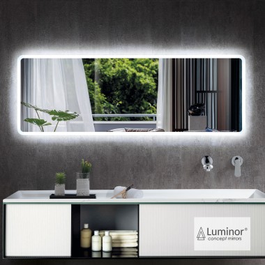 LUMINOR ADAGIO MUSIC 140 ΦΩΤΙZΟΜΕΝΟΣ ΚΑΘΡΕΠΤΗΣ LED ME ΠΛΑΙΣΙΟ ΑΚΡΥΛΙΚΟ, ADA 14070