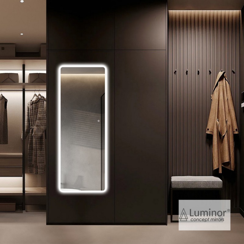 LUMINOR LOOK ΦΩΤΙΖΟΜΕΝΟΣ ΚΑΘΡΕΠΤΗΣ LED ΜΕ ΦΩΤΙΣΜΟ ΕΜΠΡΟΣ/ΠΙΣΩ, (2 ΔΙΑΣΤΑΣΕΙΣ), LOO 