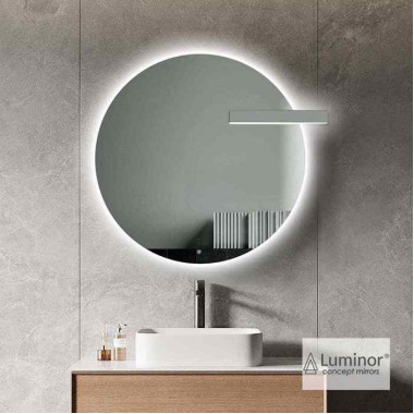 LUMINOR MILO 75CM ΦΩΤΙΖΟΜΕΝΟΣ ΚΑΘΡΕΠΤΗΣ LED ME ΕΚΚΕΝΤΡΗ ΑΠΛΙΚΑ, MIL 75