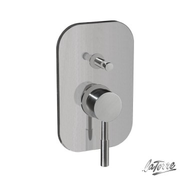 LATORRE NEW TECH ΜΙΚΤΗΣ ΕΝΤΟΙΧΙΣΜΟΥ 2 ΕΞΟΔΩΝ, INOX FINISH, 12050R-110