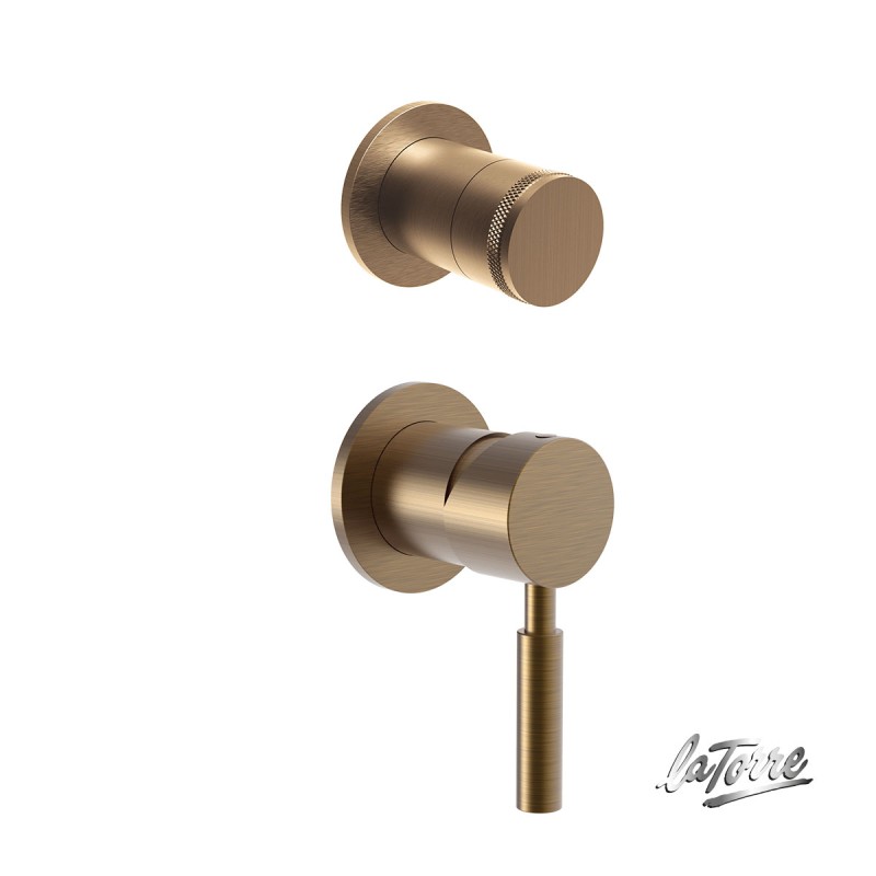 LATTORE NEW TECH ΜΠΑΤΑΡΙΑ ΕΝΤΟΙΧΙΣΜΟΥ ΛΟΥΤΡΟΥ 2ΕΞΟΔΩΝ ANTIQUE BRASS, 12051SP-221+ 34374-221