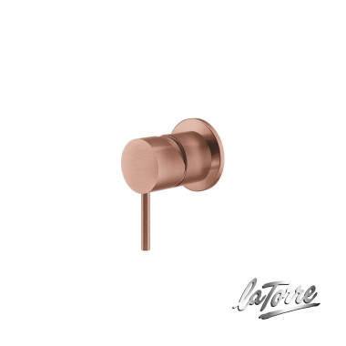 La Torre Elle 316 Εντοιχιζόμενο Σύστημα Ντους 1 εξόδου Rose Gold Brushed PVD 35300-811