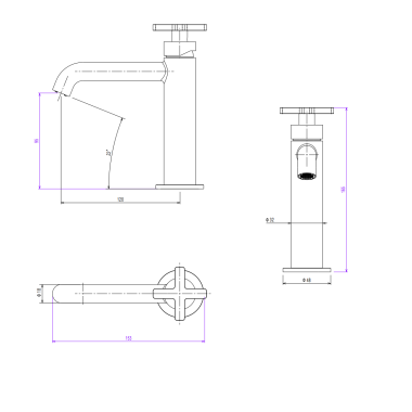 LA TORRE ELLE CROSS ΜΠΑΤΑΡΙΑ ΝΙΠΤΗΡΑ INOX FINISH 